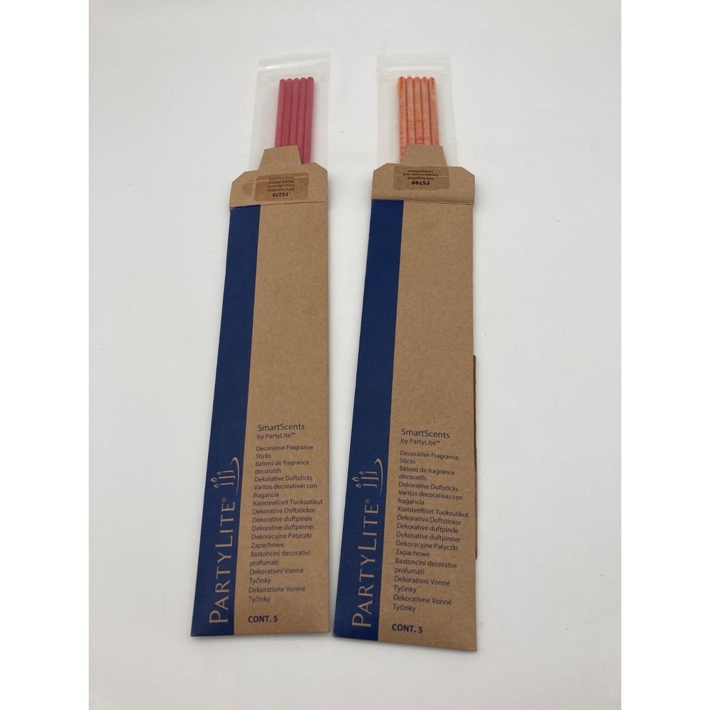 2 Packs SmartScents Partylite Decorative Fragrance Sticks Strawberry, Grapefruit